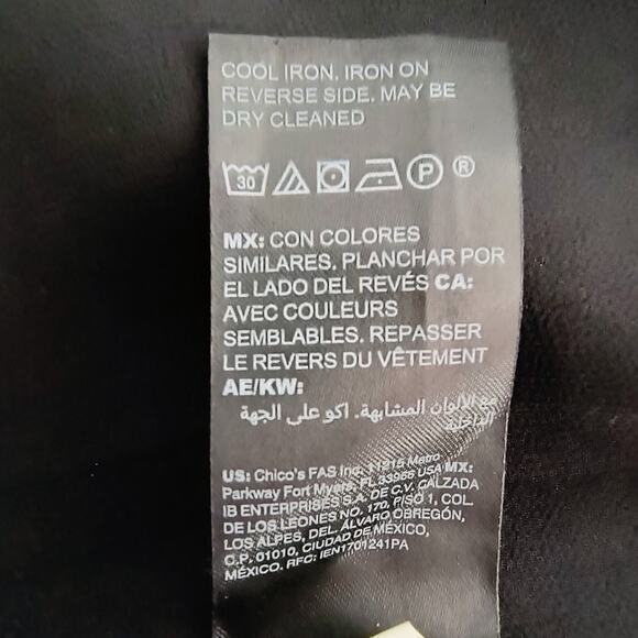 White House Black Market Halter Neck Top Wmn's Sz S Black Velvet Flocked Chiffon - Picture 14 of 16